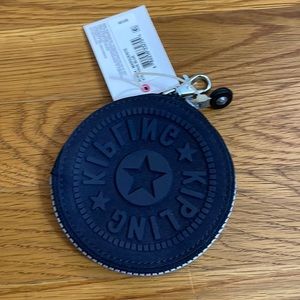Navy blue Kipling coin purse